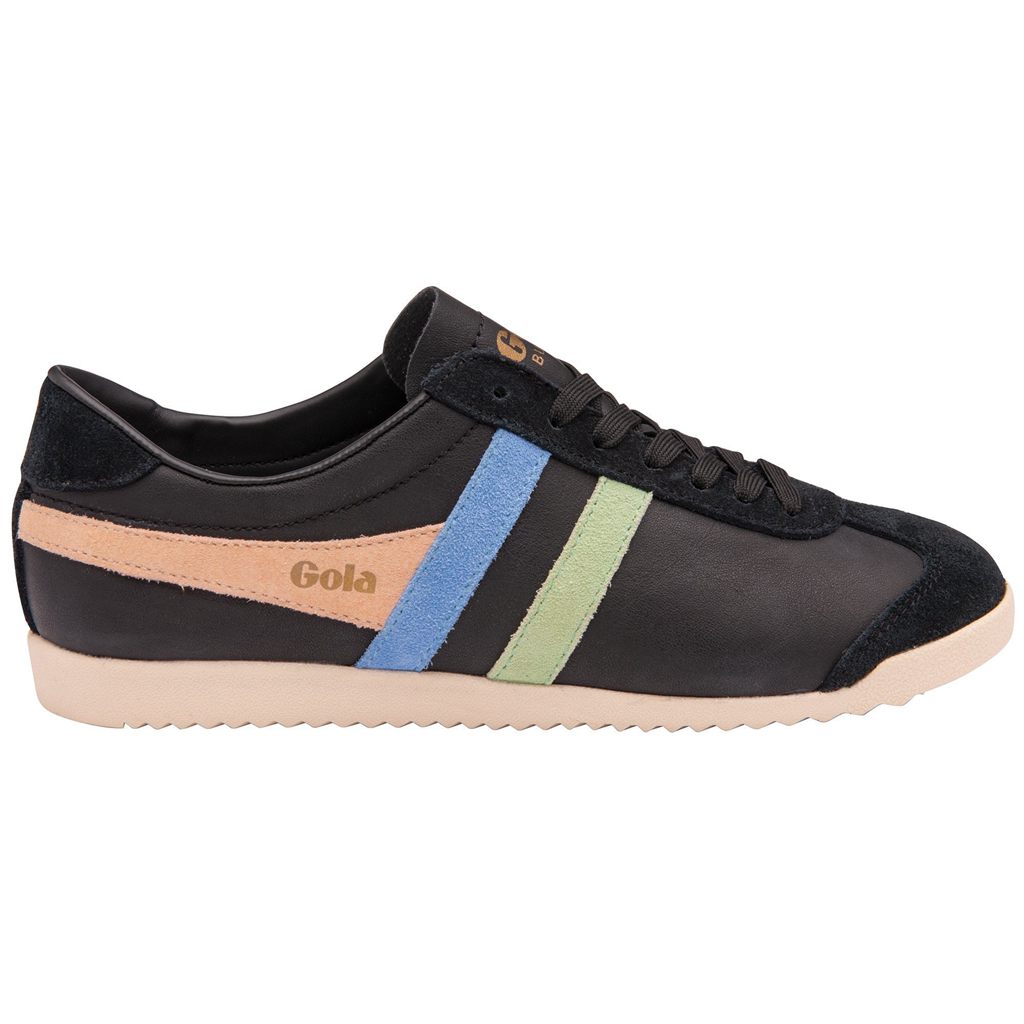 Gola Classics Bullet Trident Sneakers Svarte Grønn Blå Norge | ZDQUYM-025