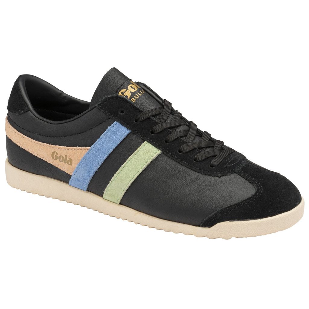 Gola Classics Bullet Trident Sneakers Svarte Grønn Blå Norge | ZDQUYM-025
