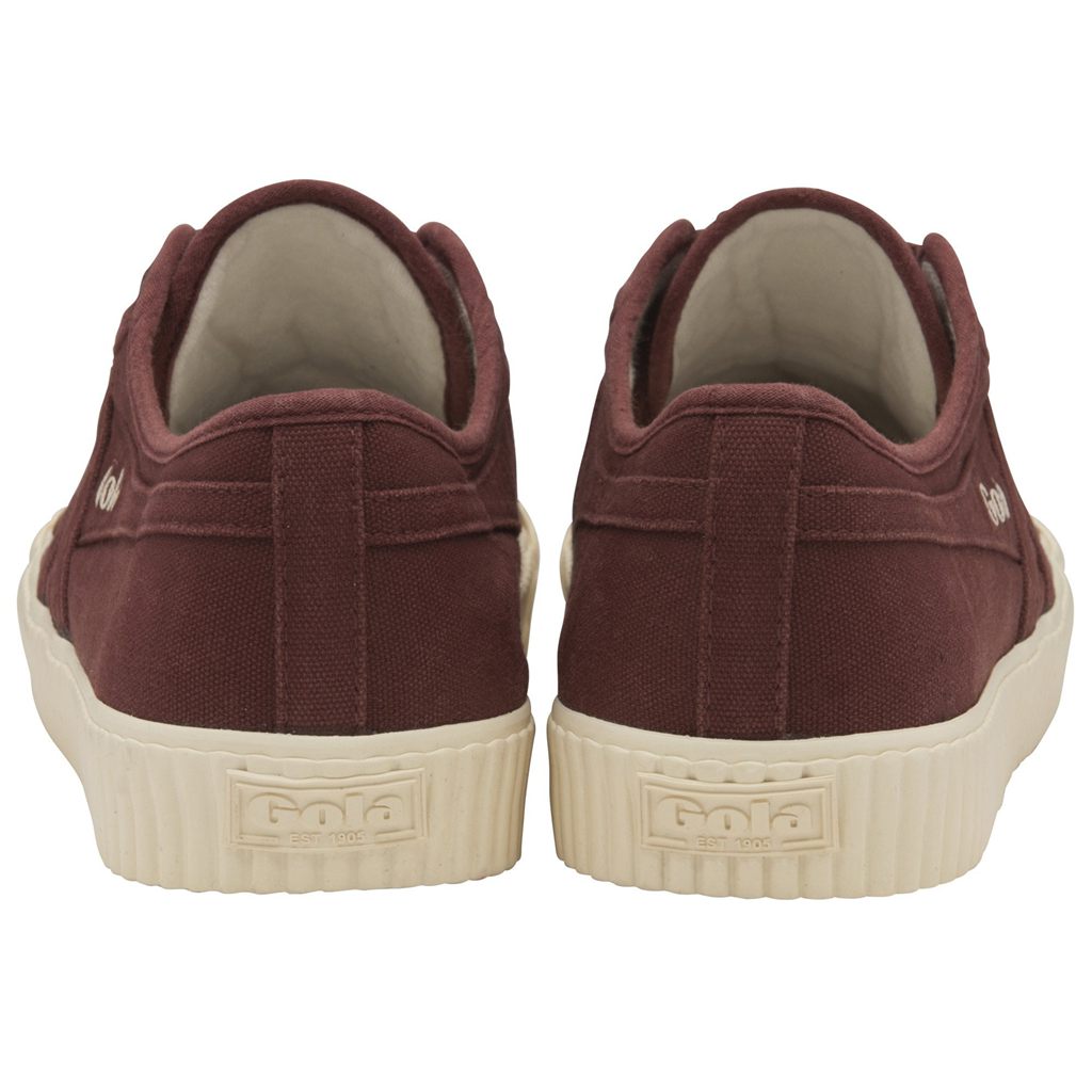 Gola Classics Cadet Plimsoll Shoes Burgunder Hvite Norge | ZMKFJE-203