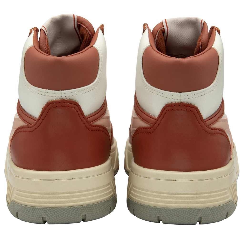 Gola Classics Challenge High Sneakers Hvite Oransje Rosa Norge | ZTQGMA-723