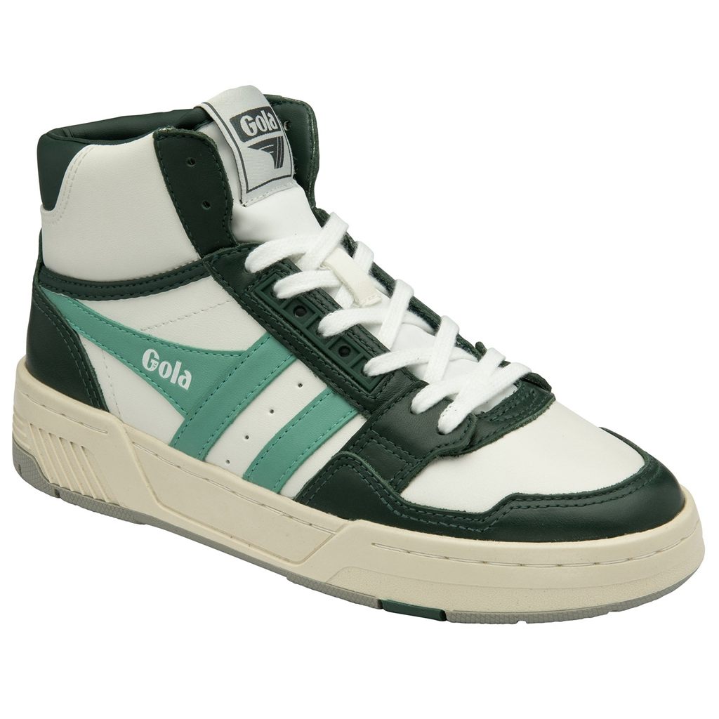 Gola Classics Challenge High Sneakers Hvite Grønn Norge | HKQXED-419