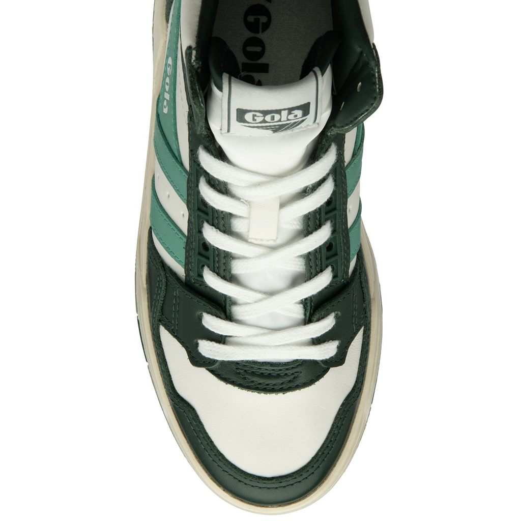 Gola Classics Challenge High Sneakers Hvite Grønn Norge | HKQXED-419