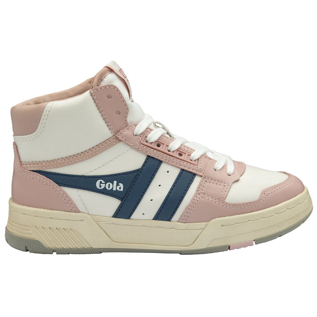 Gola Classics Challenge High Sneakers Hvite Rosa Norge | WNVRJM-506