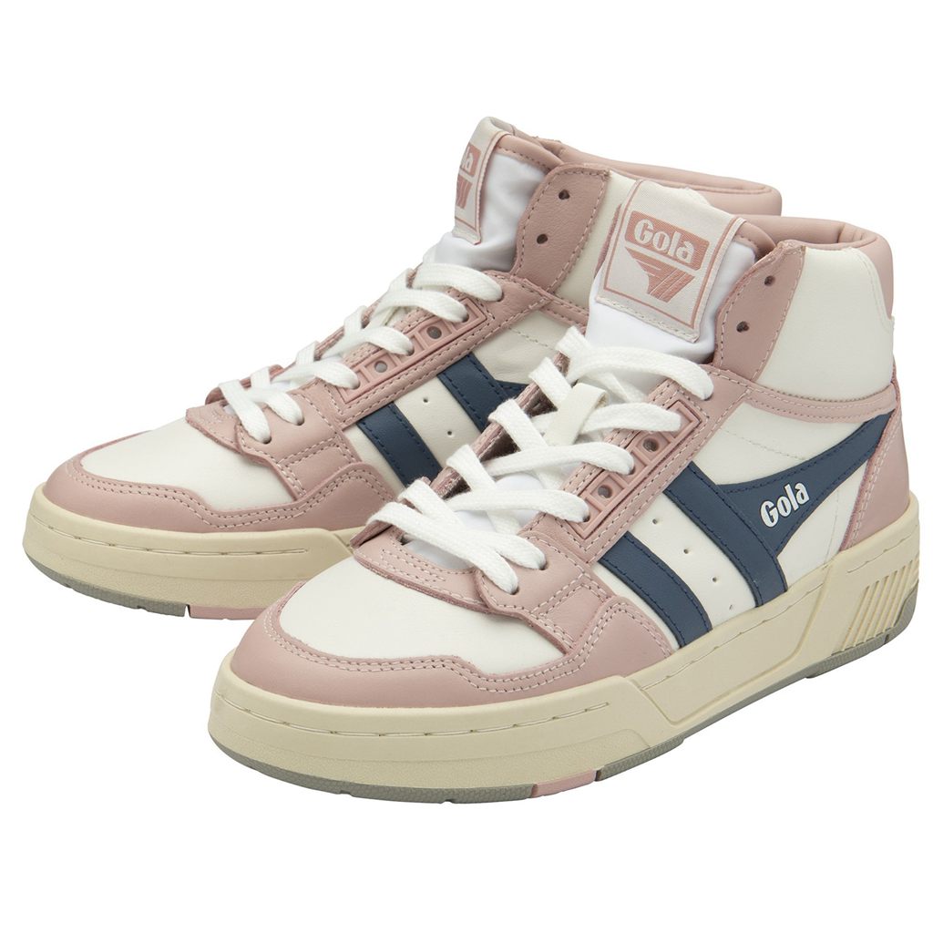 Gola Classics Challenge High Sneakers Hvite Rosa Norge | WNVRJM-506