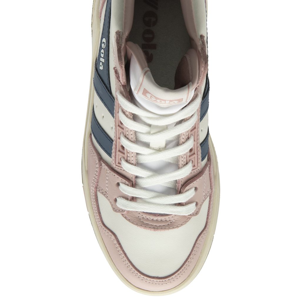 Gola Classics Challenge High Sneakers Hvite Rosa Norge | WNVRJM-506