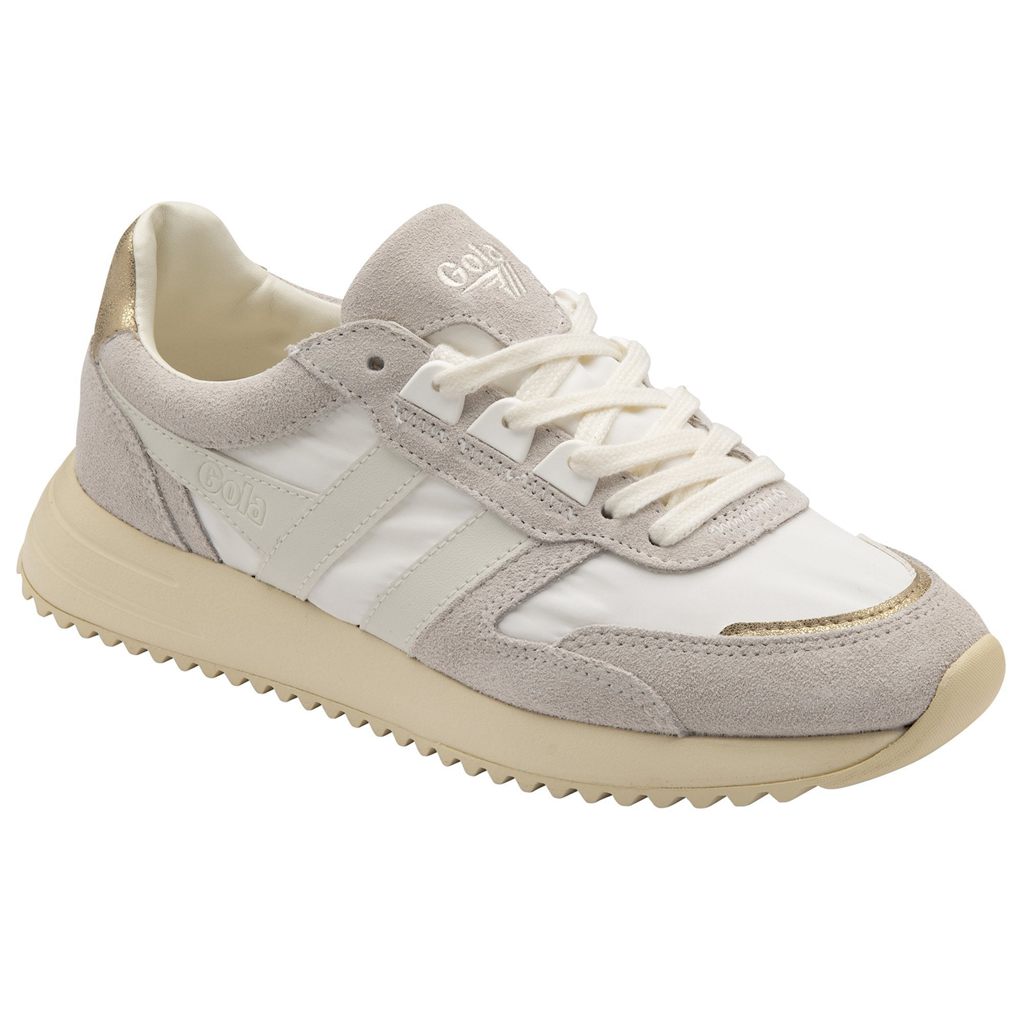 Gola Classics Chicago Glimmer Sneakers Hvite Gull Norge | NUIEOF-928