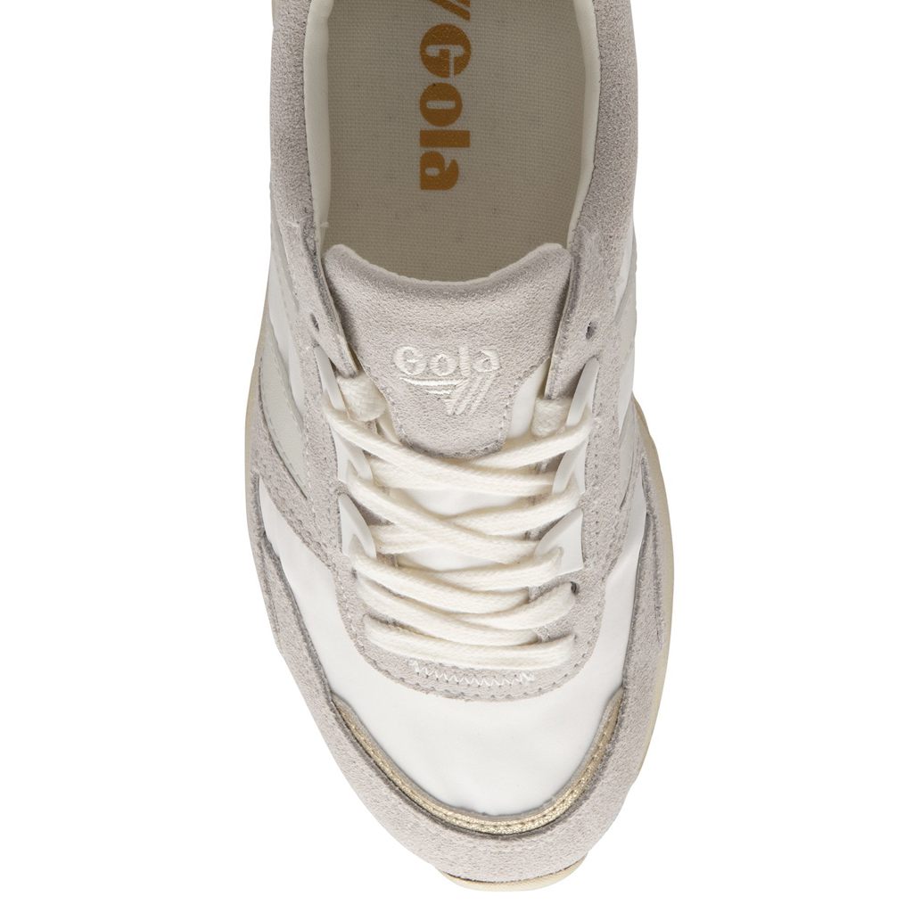 Gola Classics Chicago Glimmer Sneakers Hvite Gull Norge | NUIEOF-928
