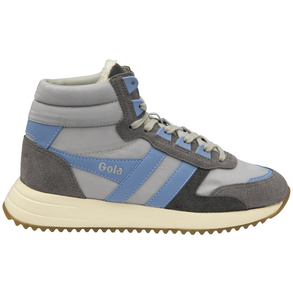 Gola Classics Chicago High Sneakers Lyse Grå Blå Blå Norge | BWMSVE-963