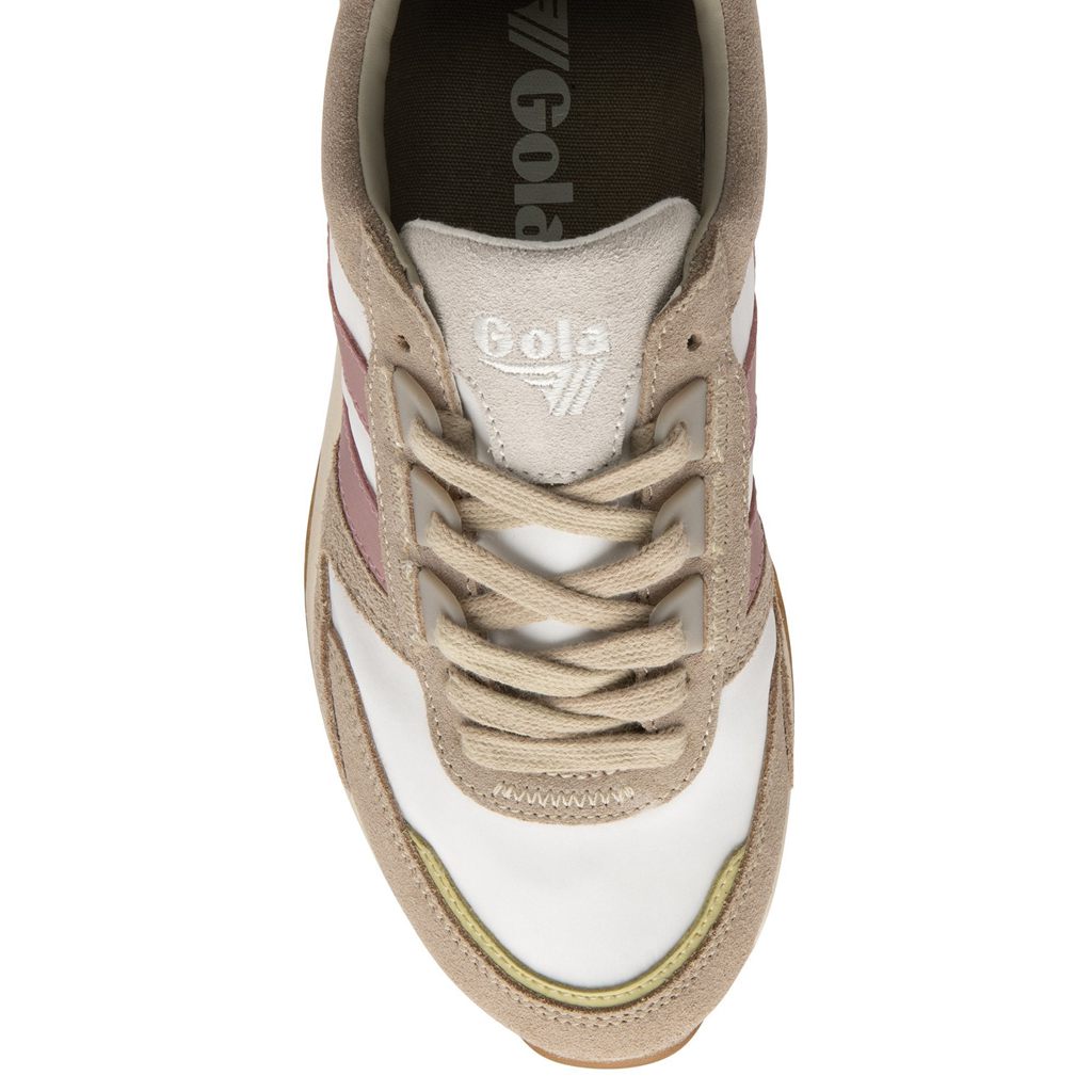Gola Classics Chicago Sneakers Hvite Grå Rosa Norge | KUQTLX-460