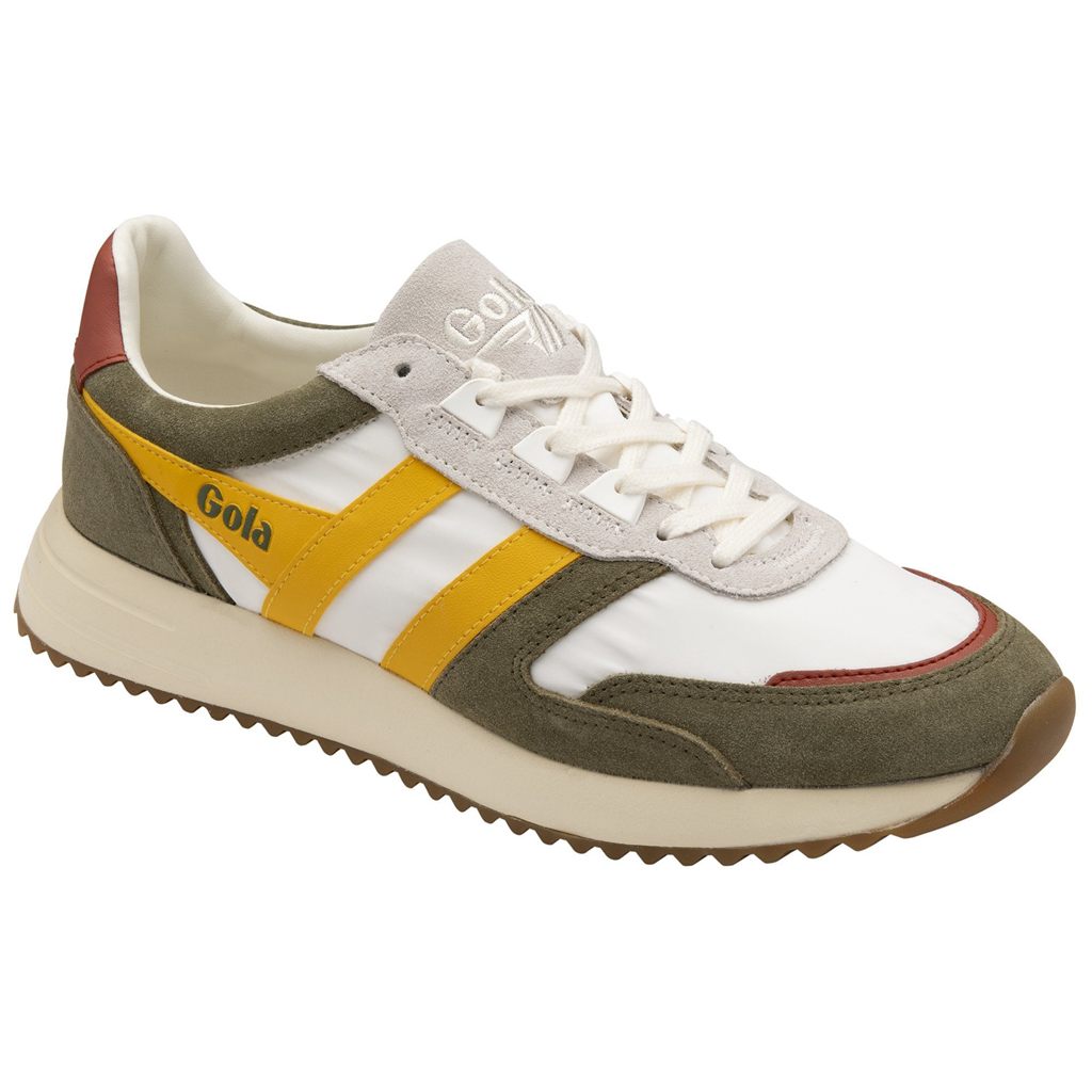 Gola Classics Chicago Sneakers Hvite Khaki Norge | KXLTDP-683