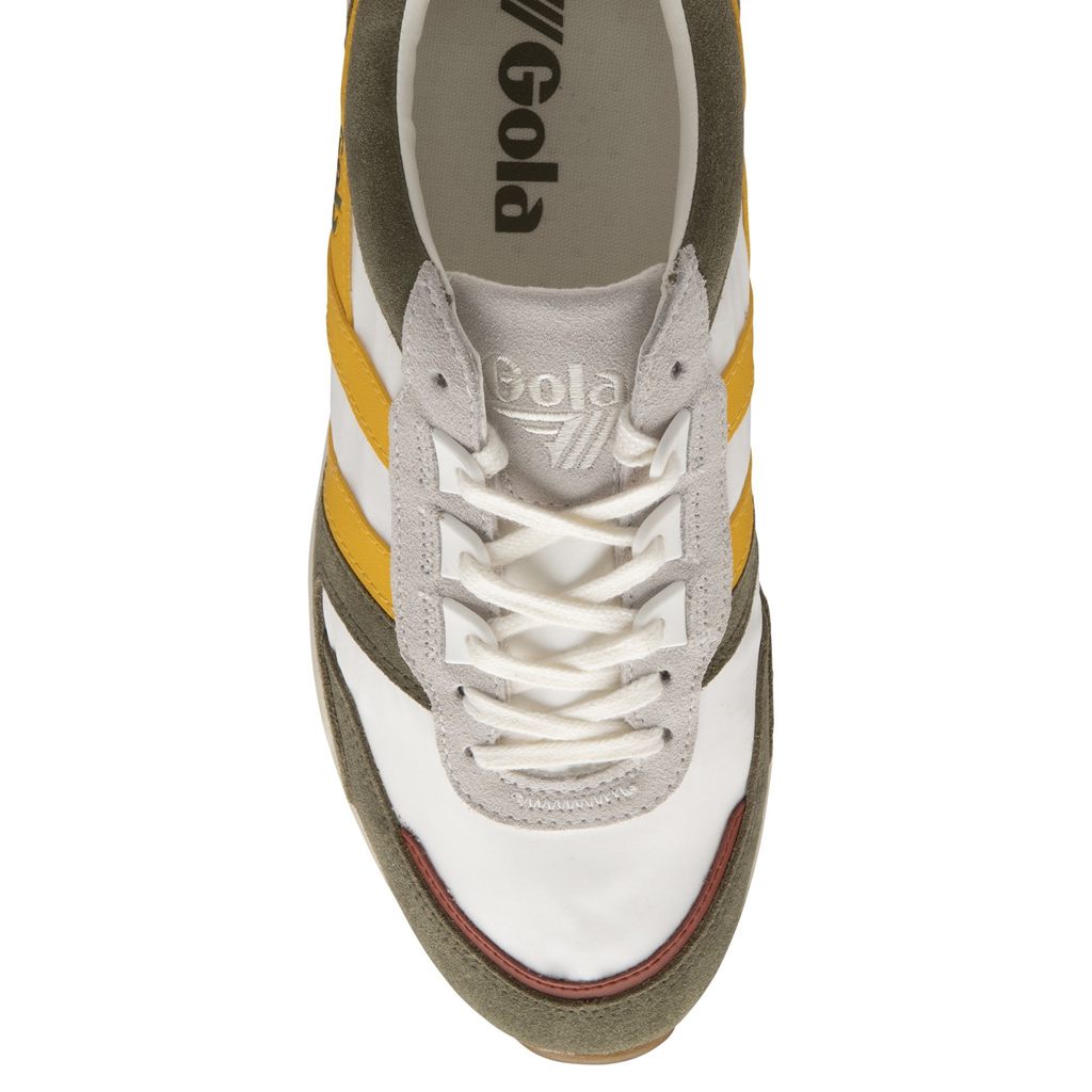 Gola Classics Chicago Sneakers Hvite Khaki Norge | KXLTDP-683
