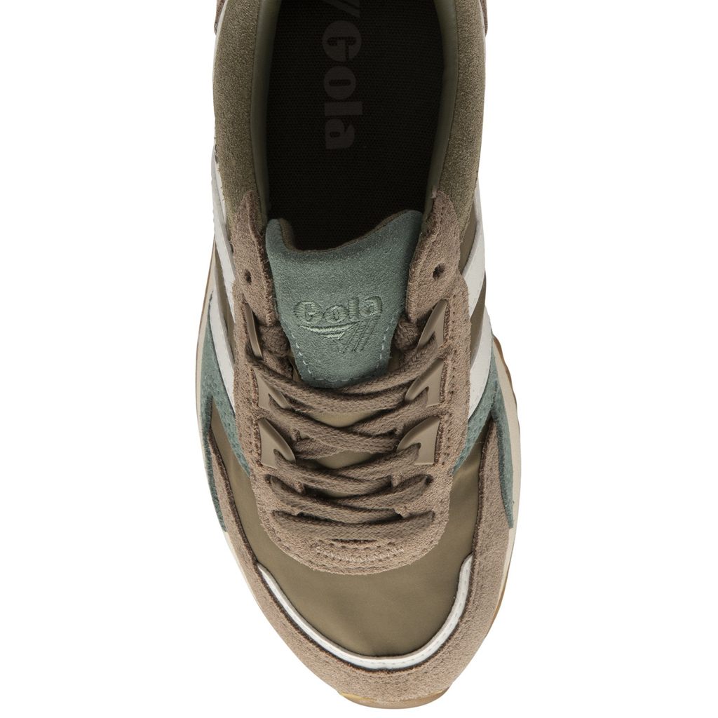 Gola Classics Chicago Sneakers Khaki Hvite Norge | JWMBRO-653