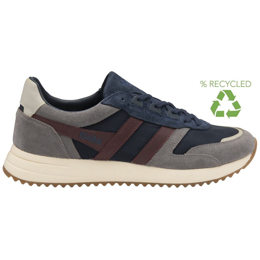 Gola Classics Chicago Sneakers Marineblå Burgunder Norge | UGMXNE-714