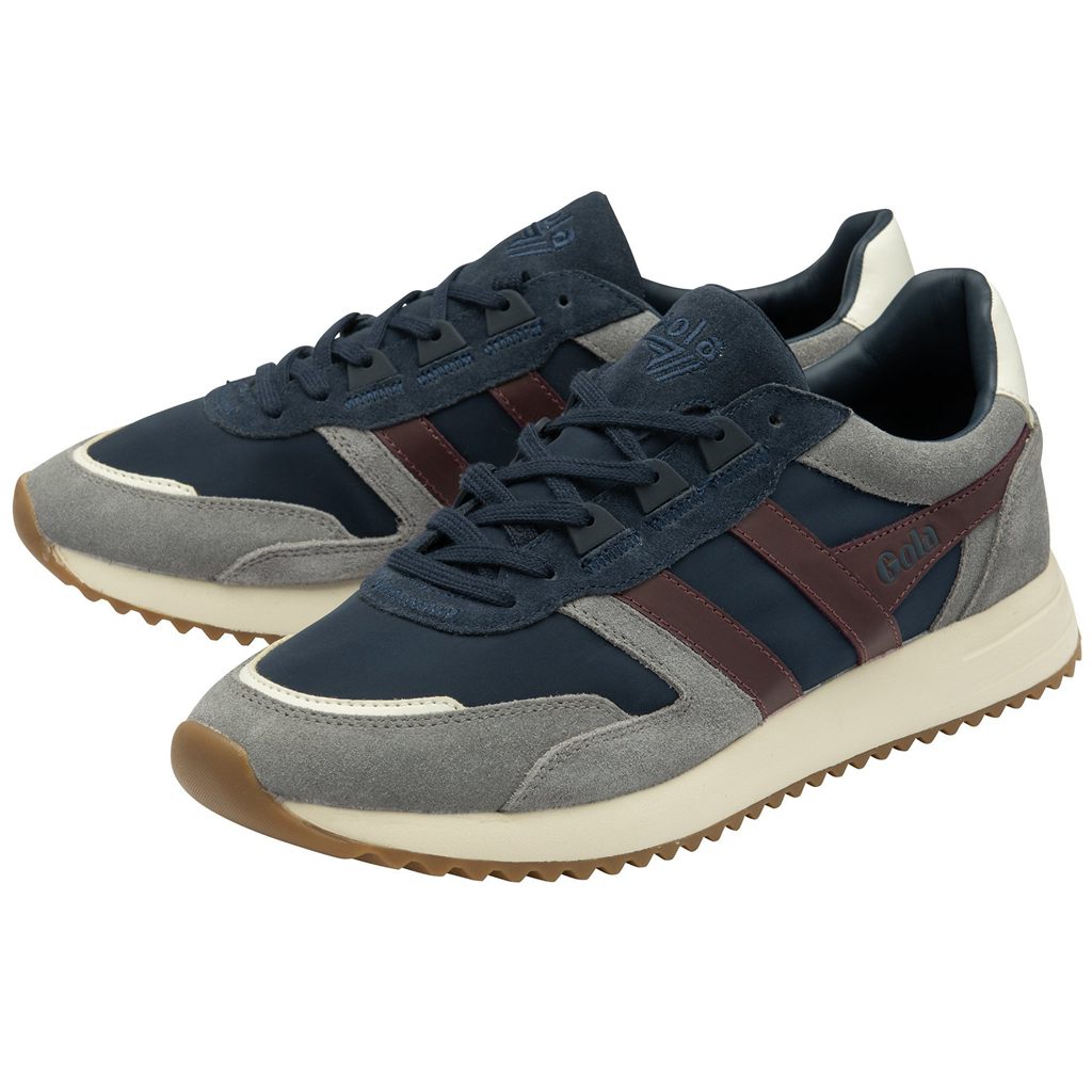 Gola Classics Chicago Sneakers Marineblå Burgunder Norge | UGMXNE-714