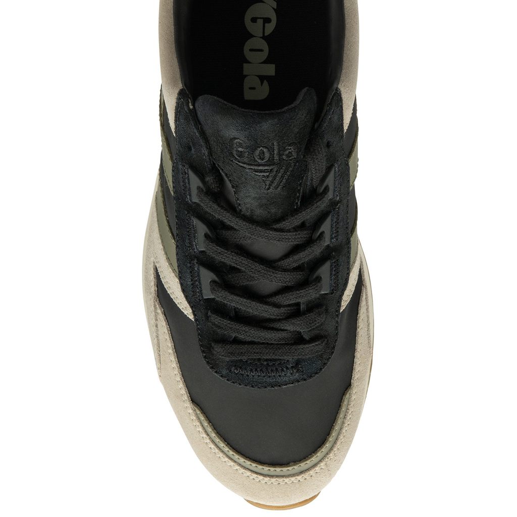 Gola Classics Chicago Sneakers Svarte Grå Khaki Norge | JIYZRG-498