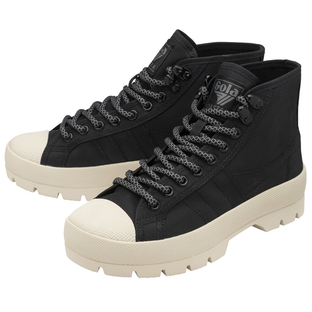 Gola Classics Coaster Peak High Hiker Sneakers Svarte Hvite Norge | FYRLCP-675