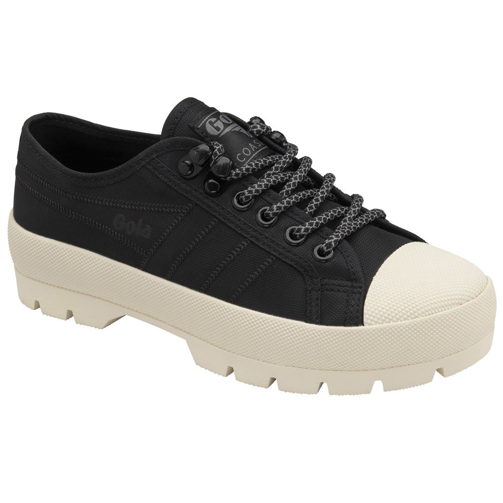 Gola Classics Coaster Peak Hiker Sneakers Svarte Hvite Norge | ITWYJA-417