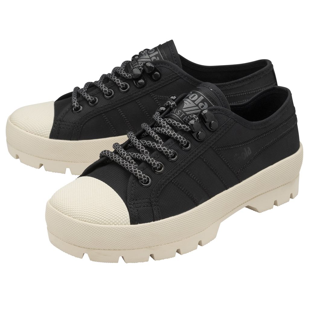 Gola Classics Coaster Peak Hiker Sneakers Svarte Hvite Norge | ITWYJA-417