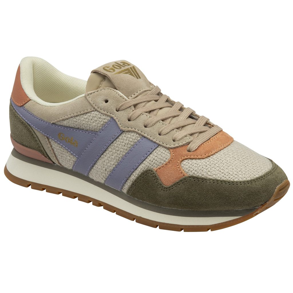 Gola Classics Colorado Sneakers Khaki Lavendel Norge | WZREKA-267