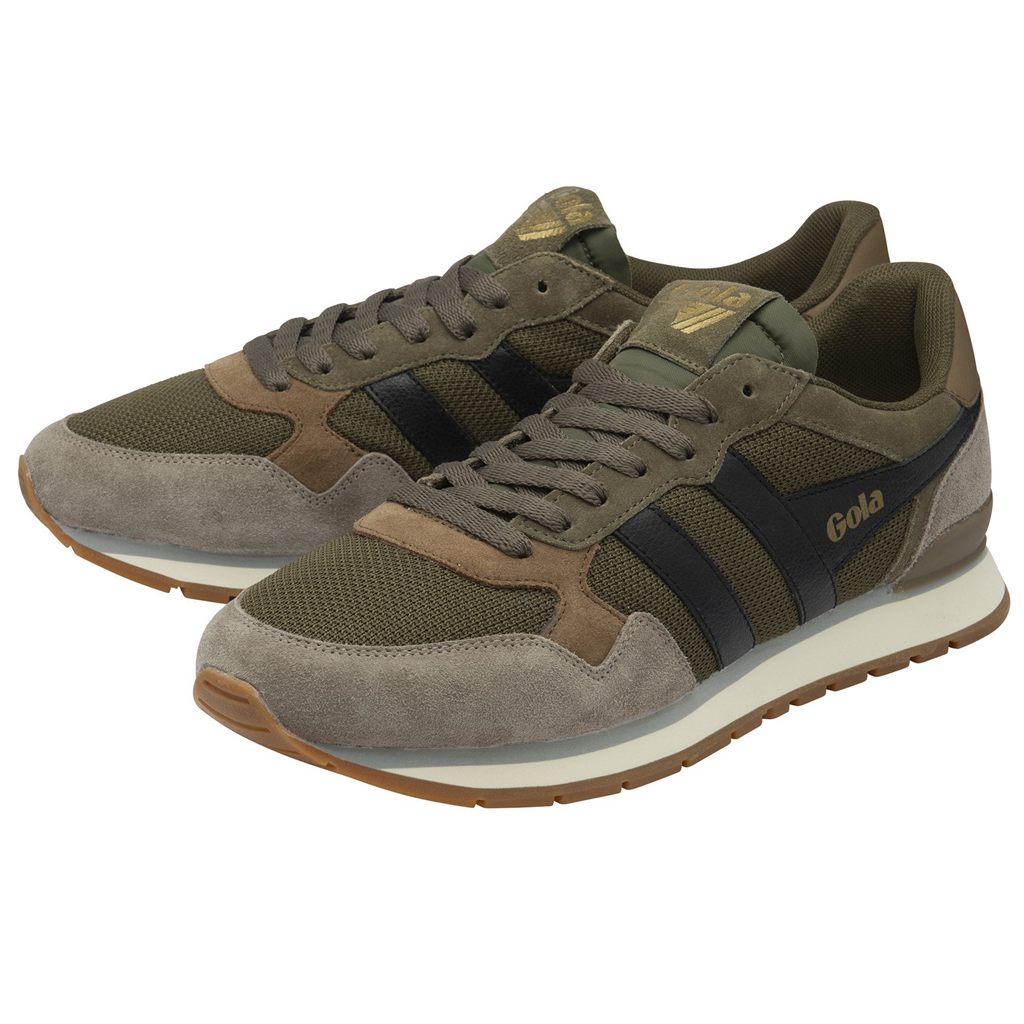 Gola Classics Colorado Sneakers Khaki Svarte Norge | SLDABP-097