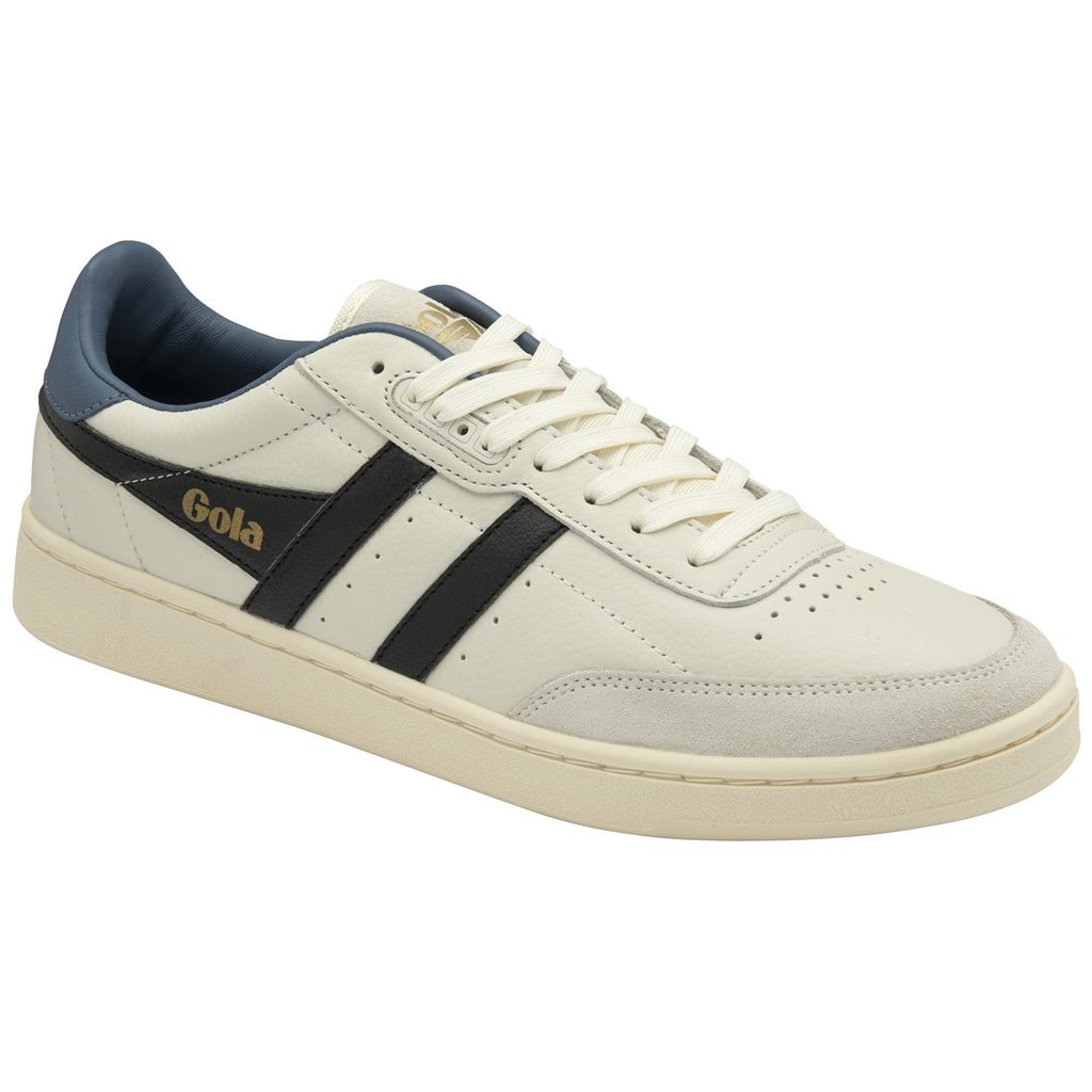 Gola Classics Contact Leather Sneakers Hvite Svarte Norge | IFVPYE-762