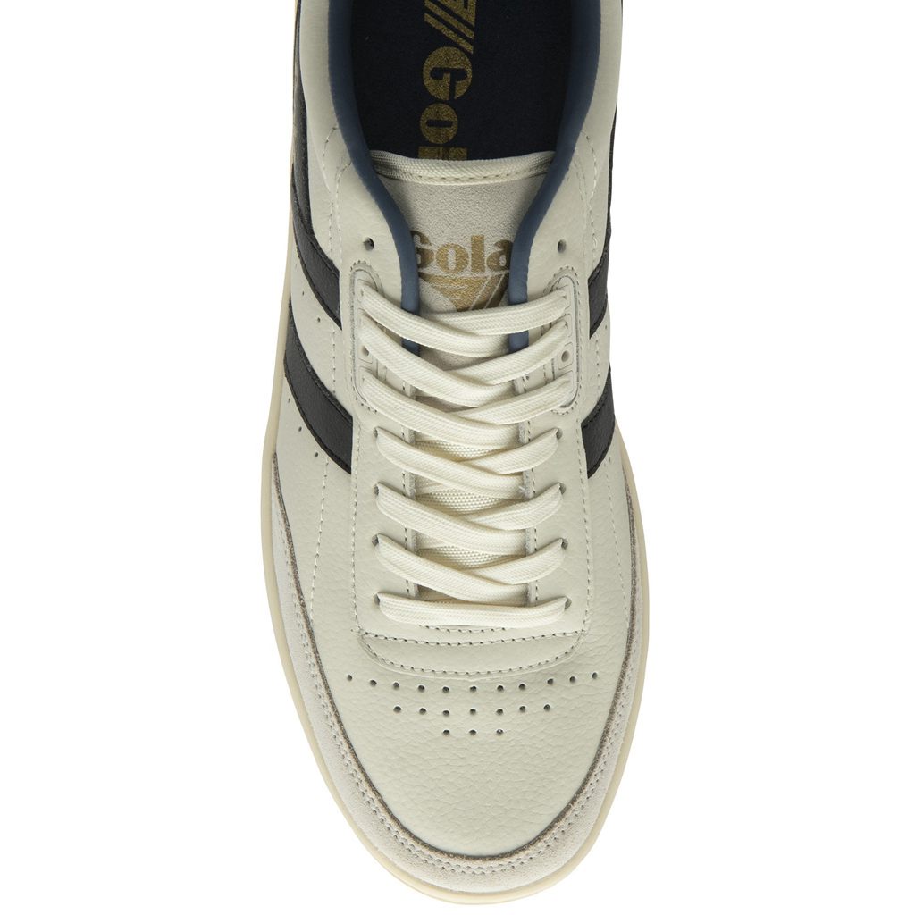 Gola Classics Contact Leather Sneakers Hvite Svarte Norge | IFVPYE-762