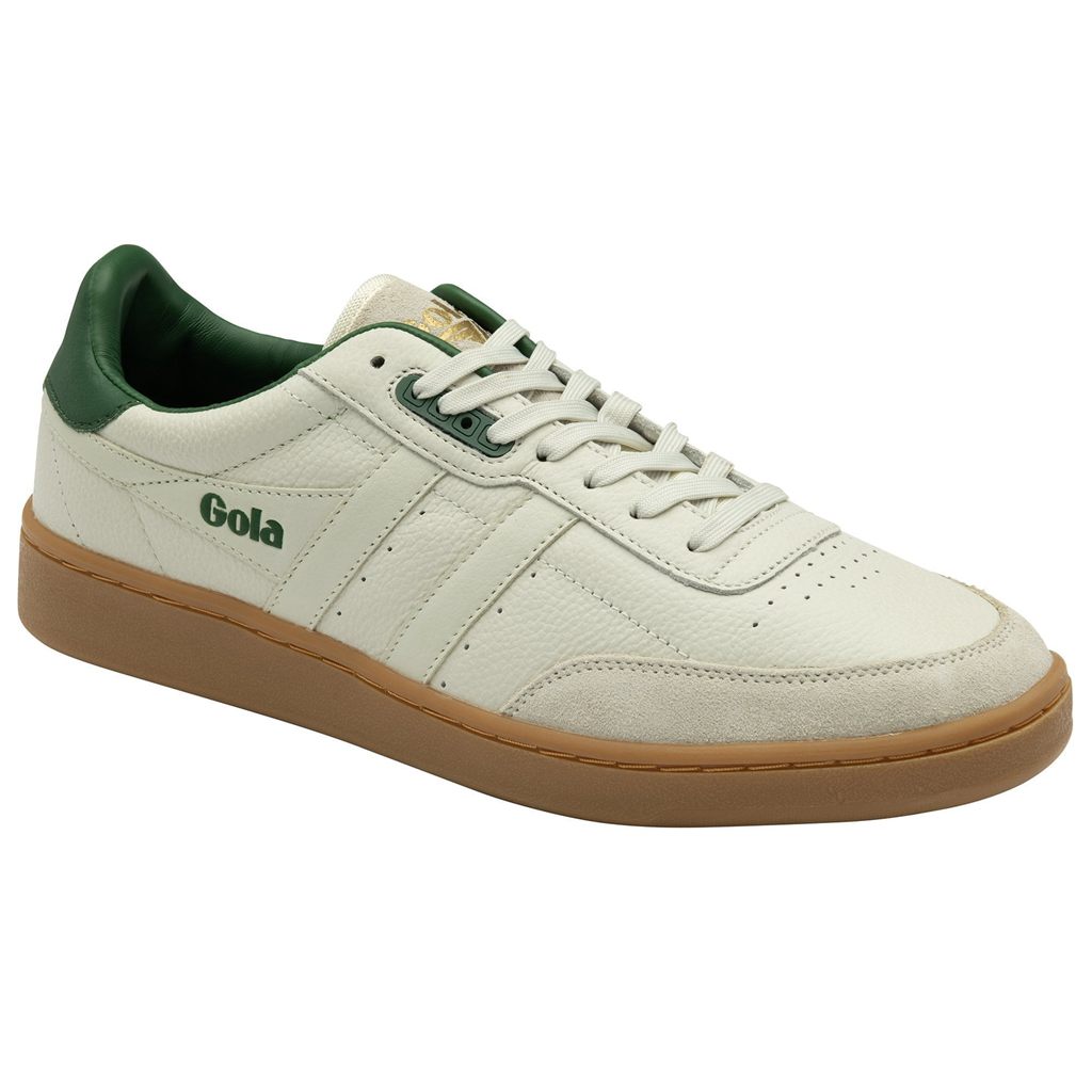 Gola Classics Contact Leather Sneakers Hvite Grønn Norge | IYWDTG-703