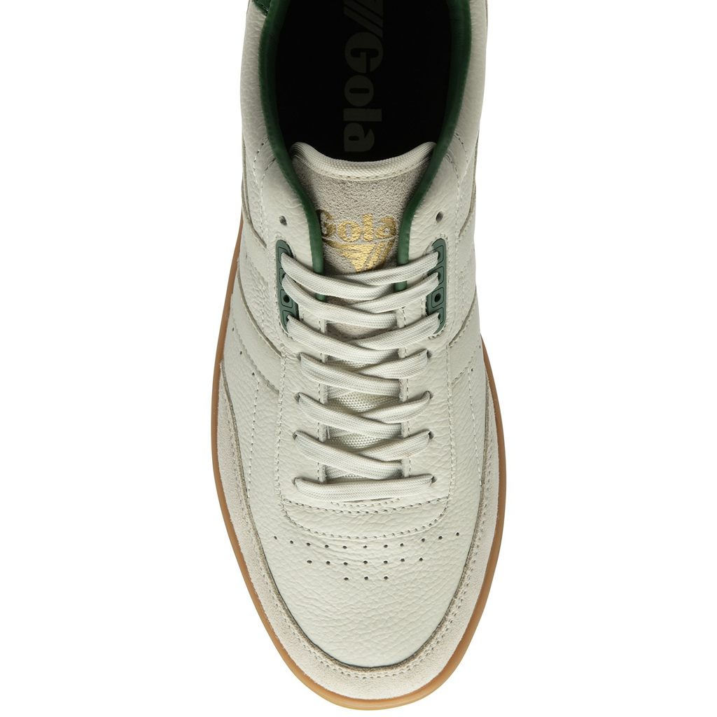 Gola Classics Contact Leather Sneakers Hvite Grønn Norge | IYWDTG-703
