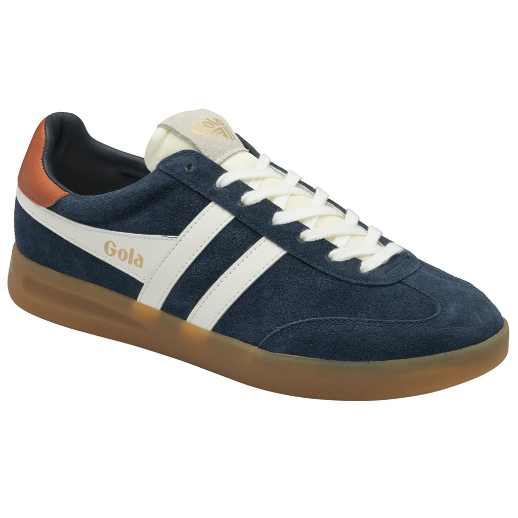 Gola Classics Cyclone Sneakers Marineblå Hvite Oransje Norge | VHRIFX-613