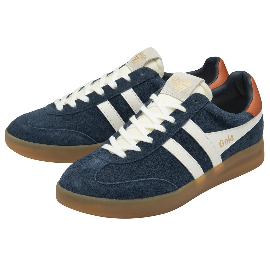 Gola Classics Cyclone Sneakers Marineblå Hvite Oransje Norge | VHRIFX-613