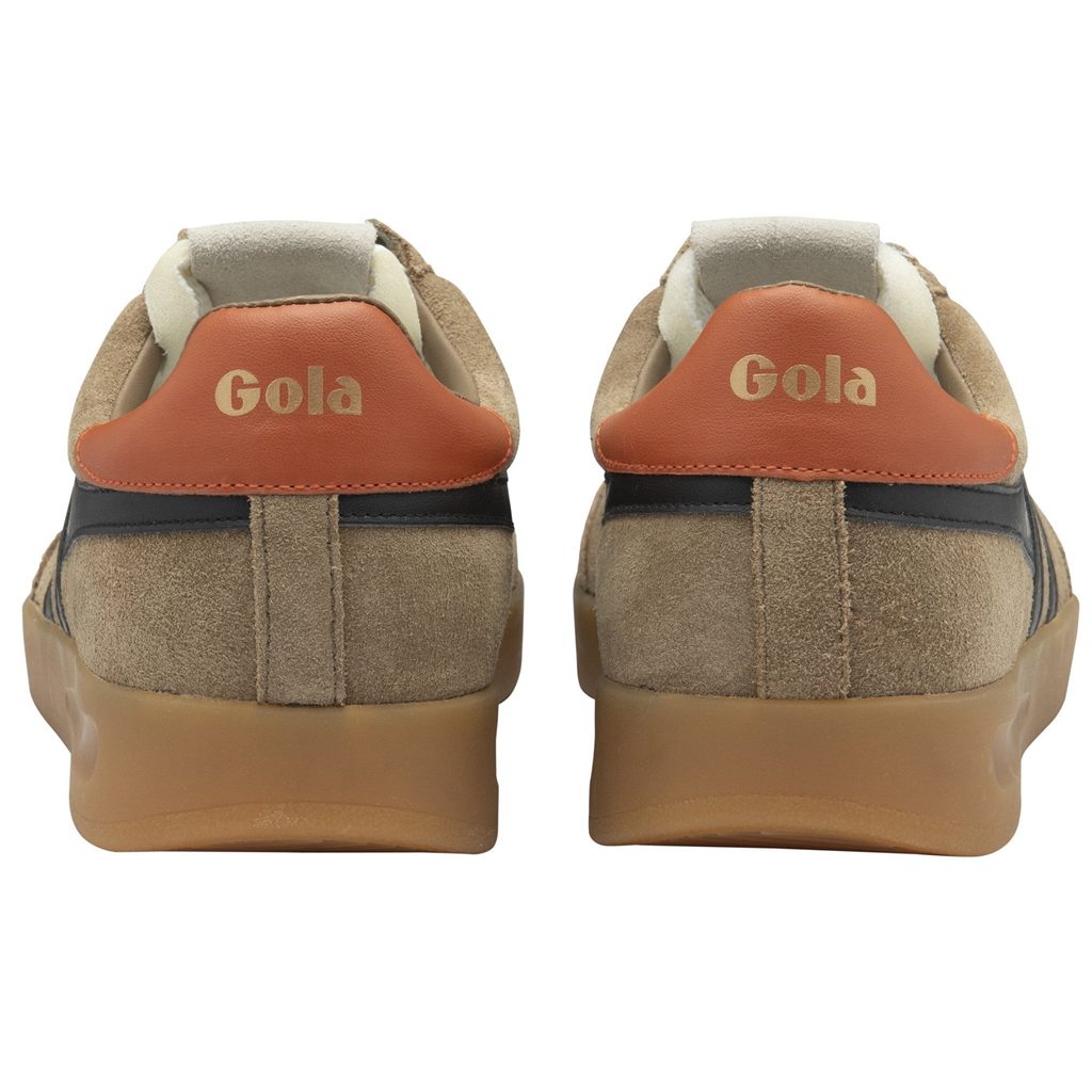 Gola Classics Cyclone Sneakers Svarte Oransje Norge | MDQHBU-698