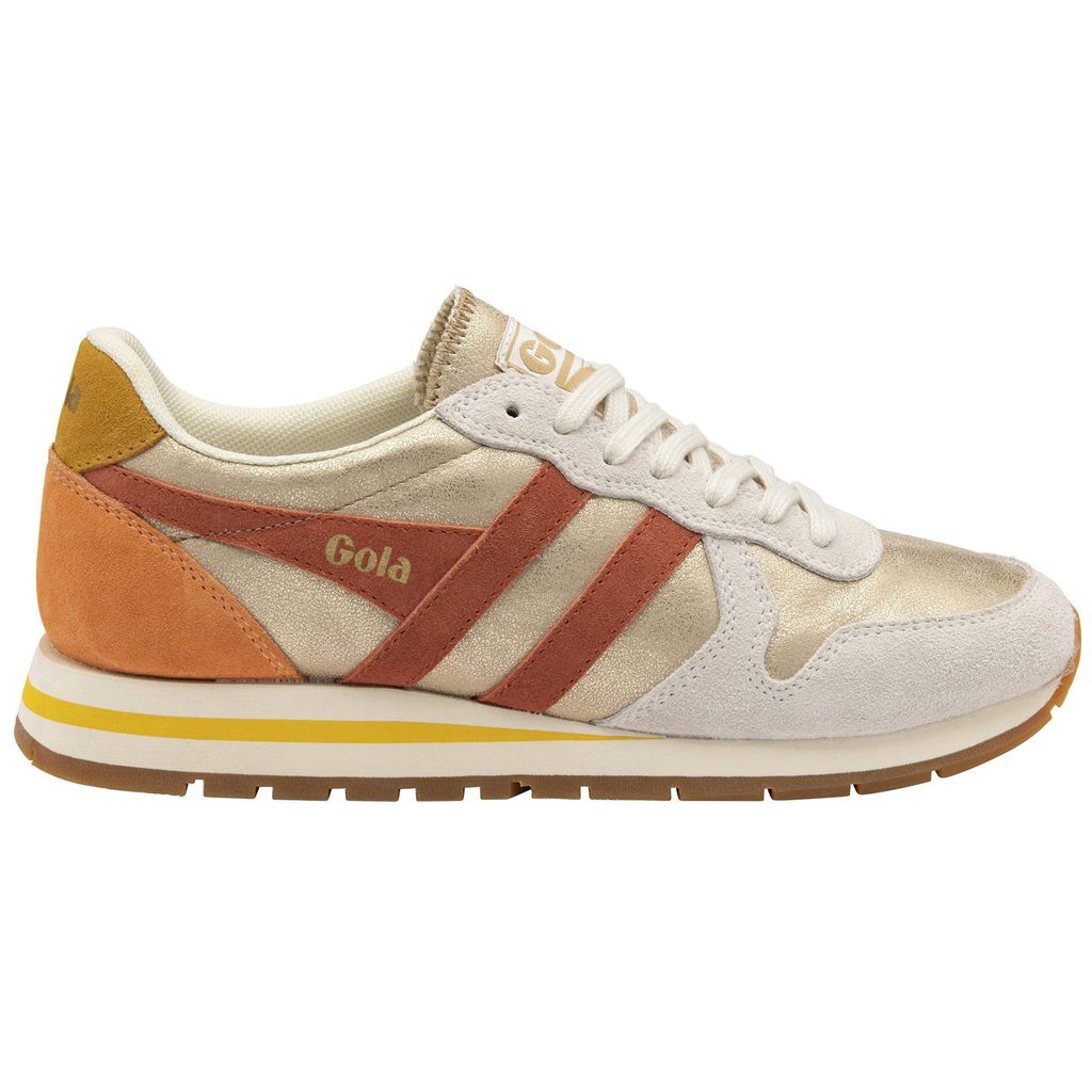 Gola Classics Daytona Blaze Sneakers Gull Oransje Norge | WEHTXJ-014