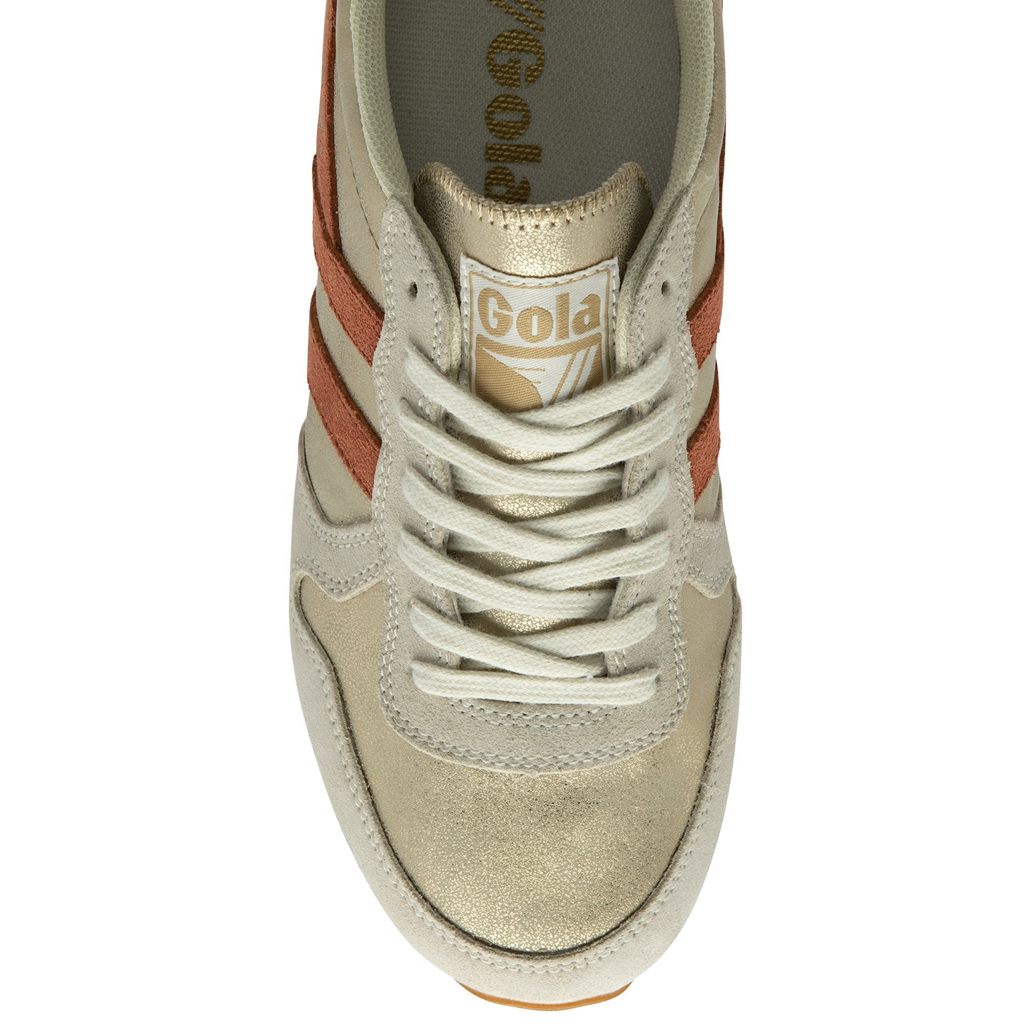 Gola Classics Daytona Blaze Sneakers Gull Oransje Norge | WEHTXJ-014