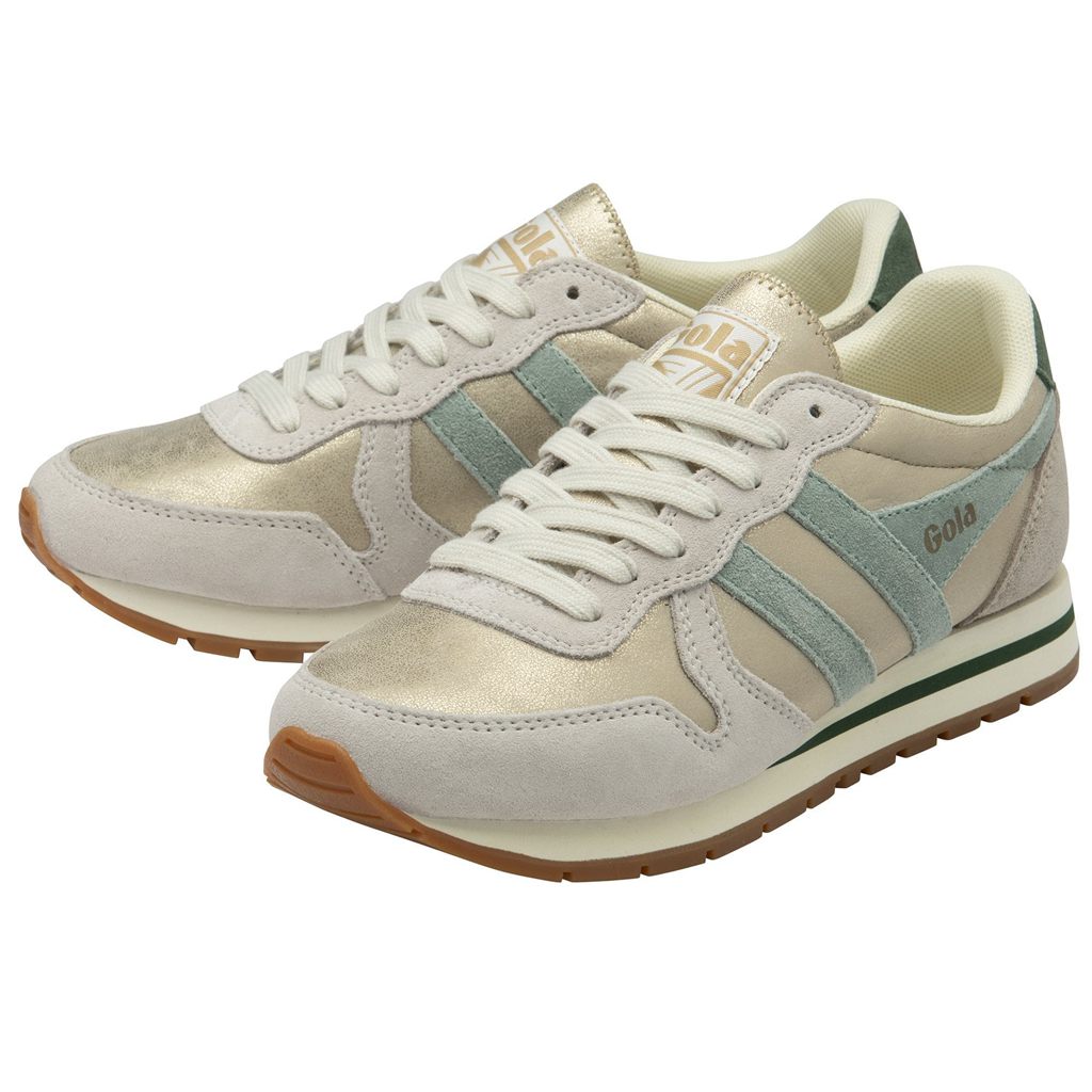 Gola Classics Daytona Blaze Sneakers Gull Grønn Norge | KXODRV-712