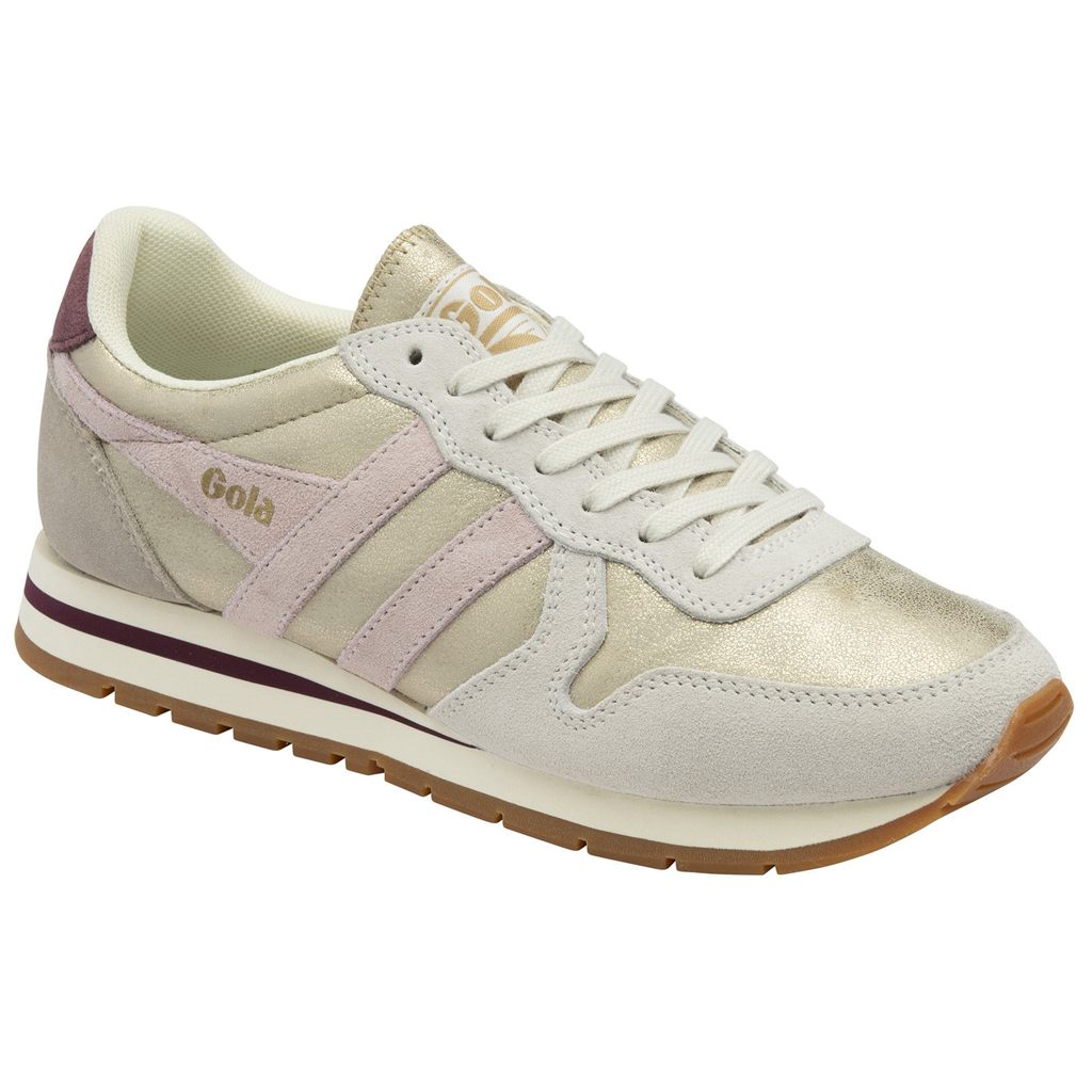 Gola Classics Daytona Blaze Sneakers Gull Rosa Norge | ZLKMNX-762