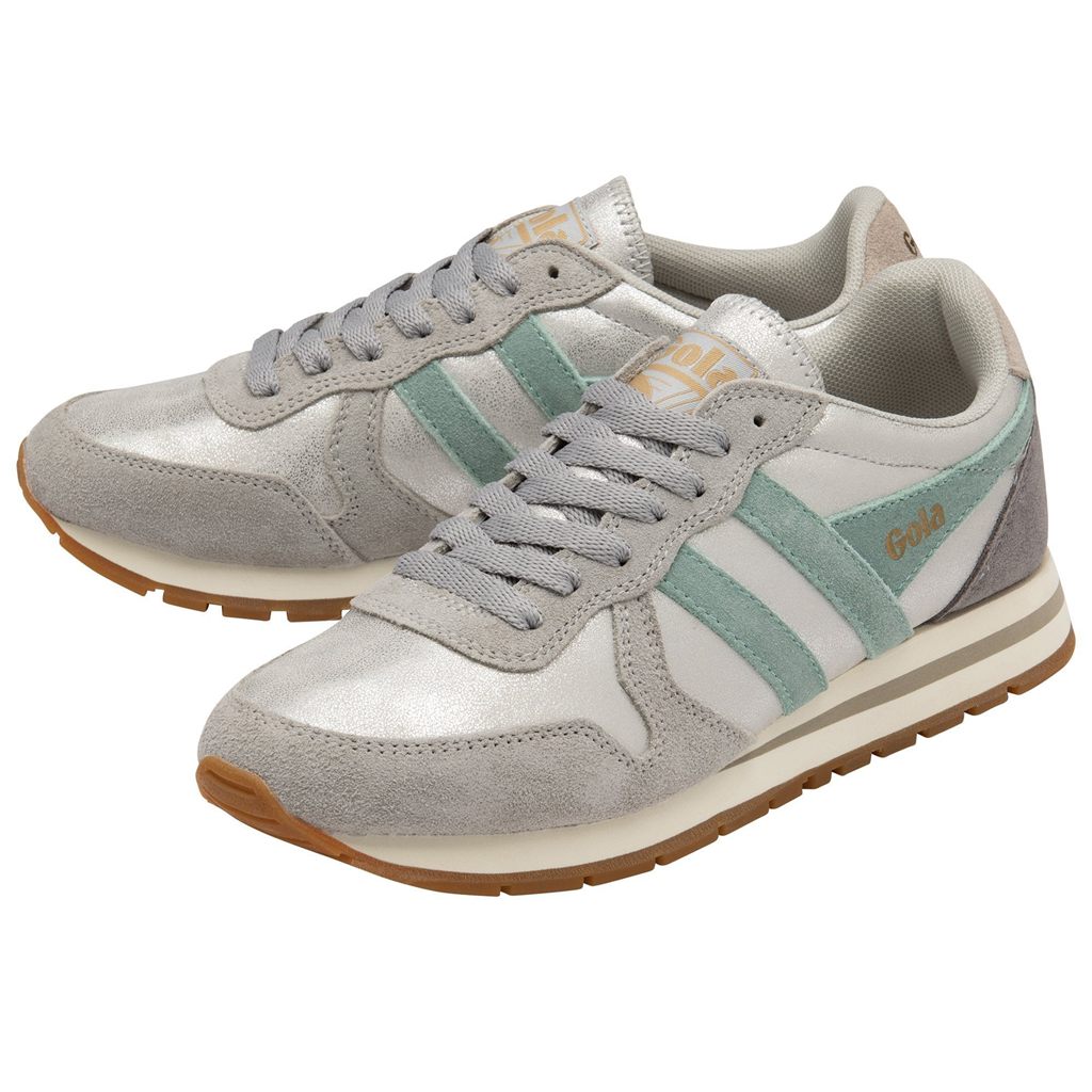 Gola Classics Daytona Blaze Sneakers Sølv Grønn Grå Norge | JIQKCF-937