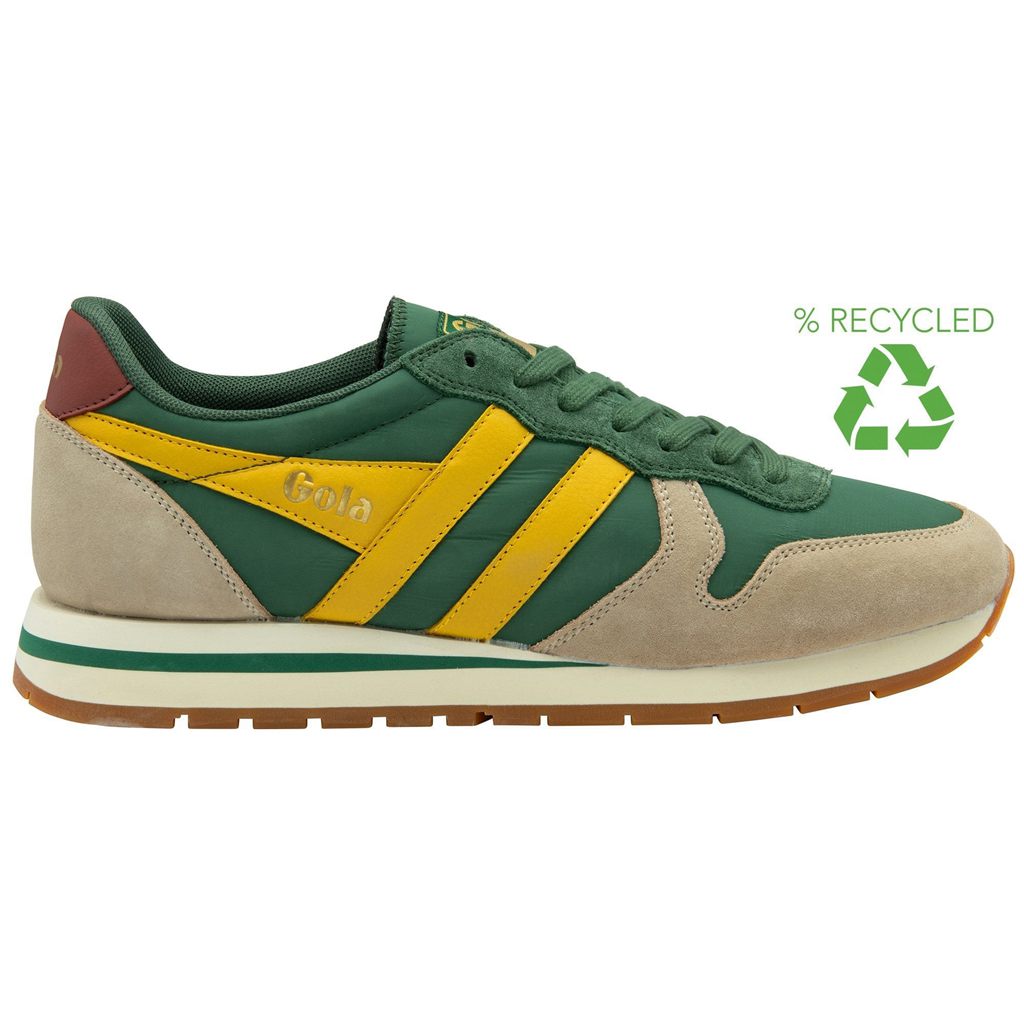 Gola Classics Daytona Chute Sneakers Evergreen Bone Sun Norge | PCYGLA-876