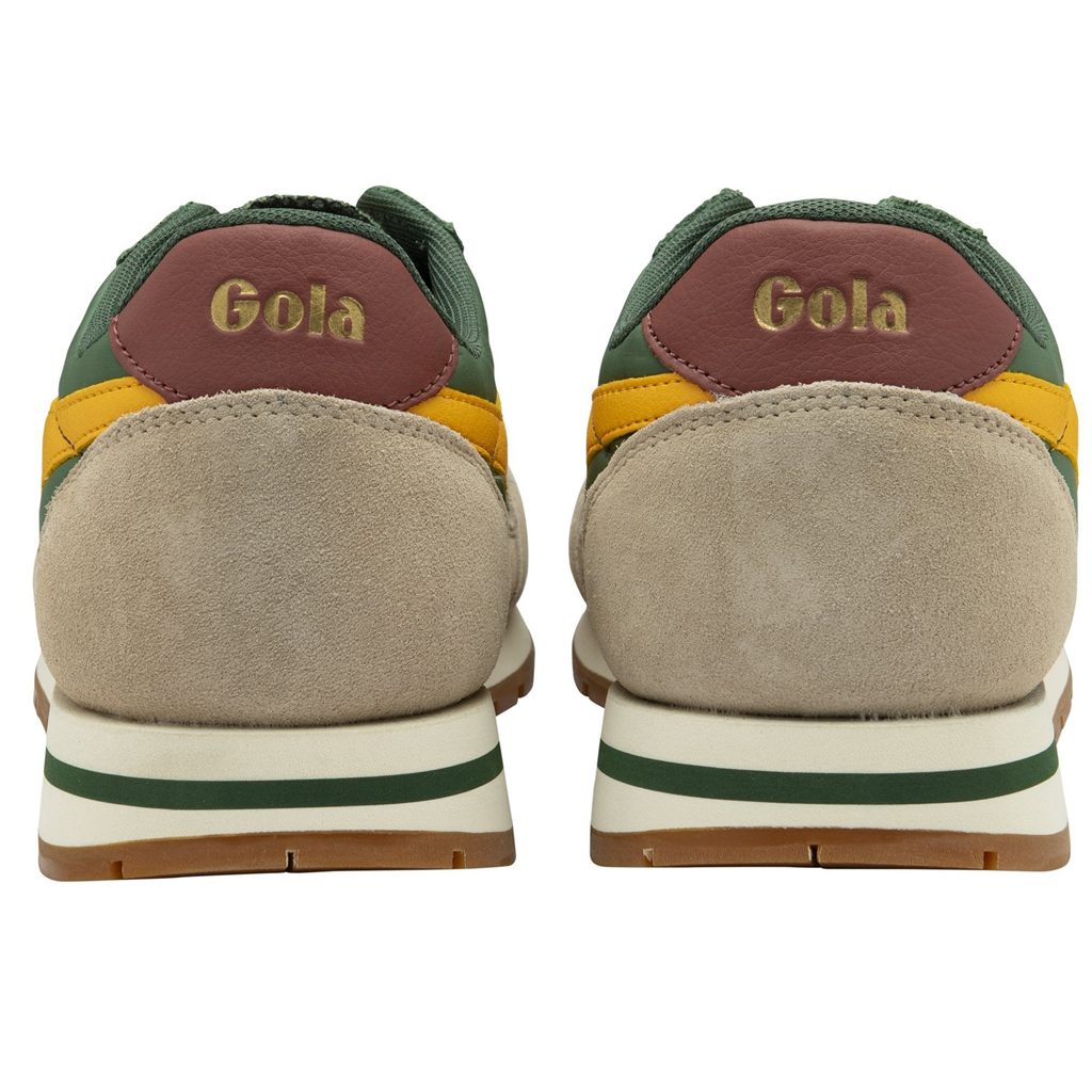 Gola Classics Daytona Chute Sneakers Evergreen Bone Sun Norge | PCYGLA-876