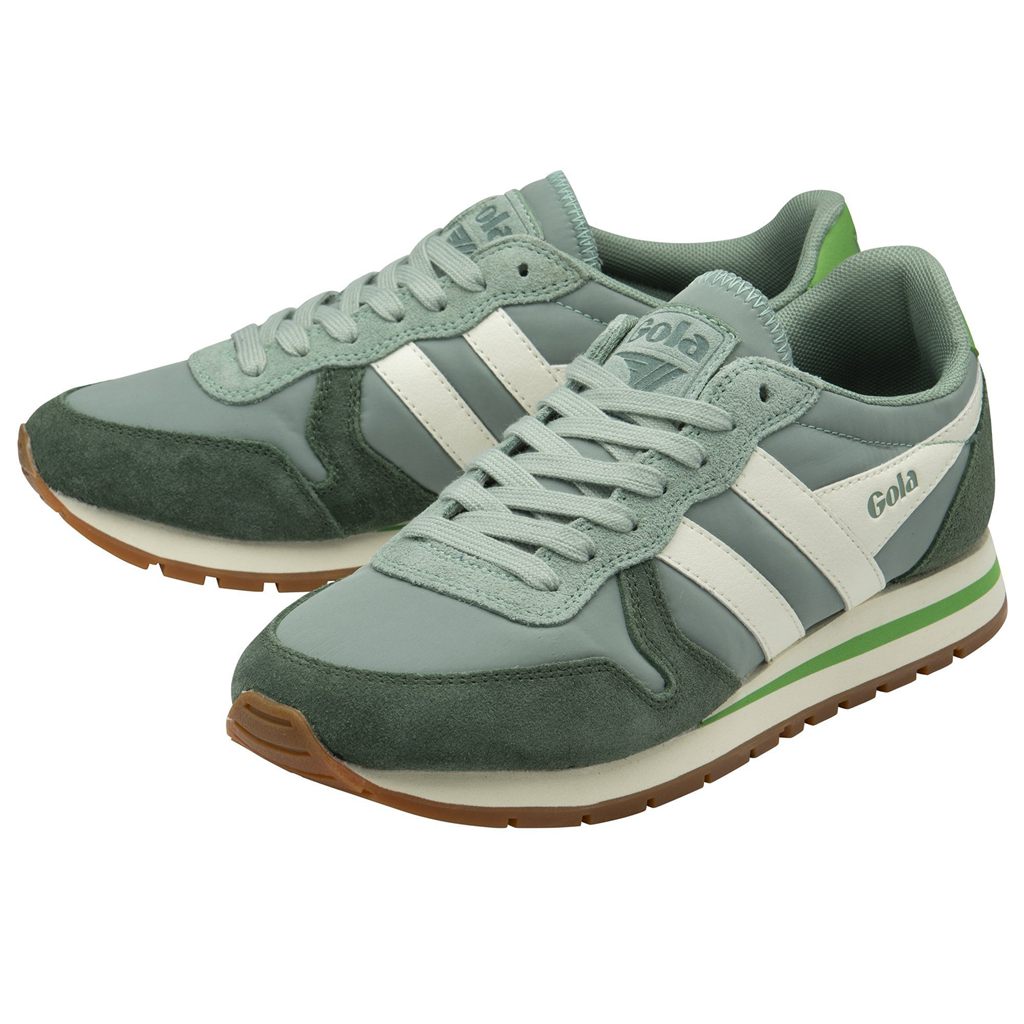Gola Classics Daytona Chute Sneakers Grønn Hvite Norge | FEZCQI-730