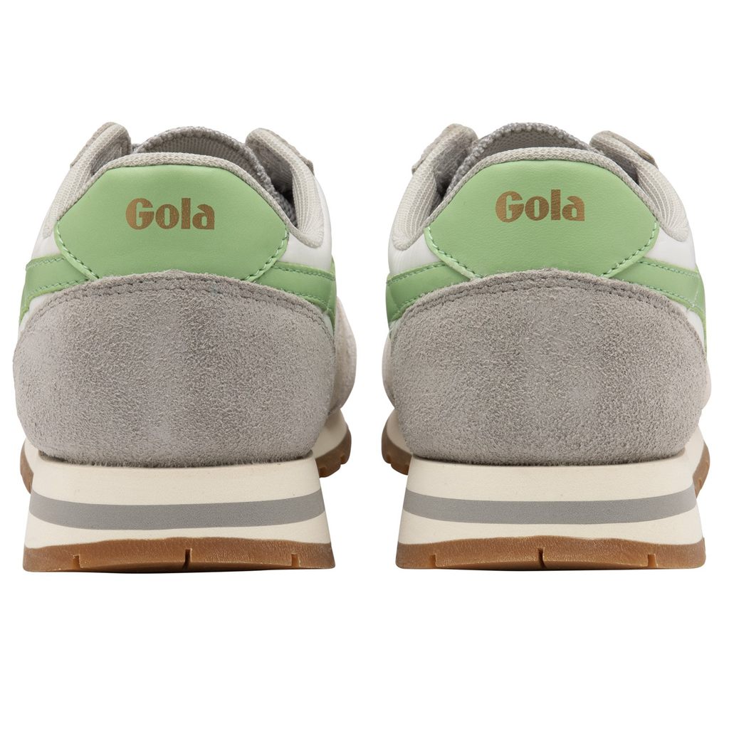 Gola Classics Daytona Chute Sneakers Hvite Lyse Grå Grønn Norge | ZYBRNQ-512