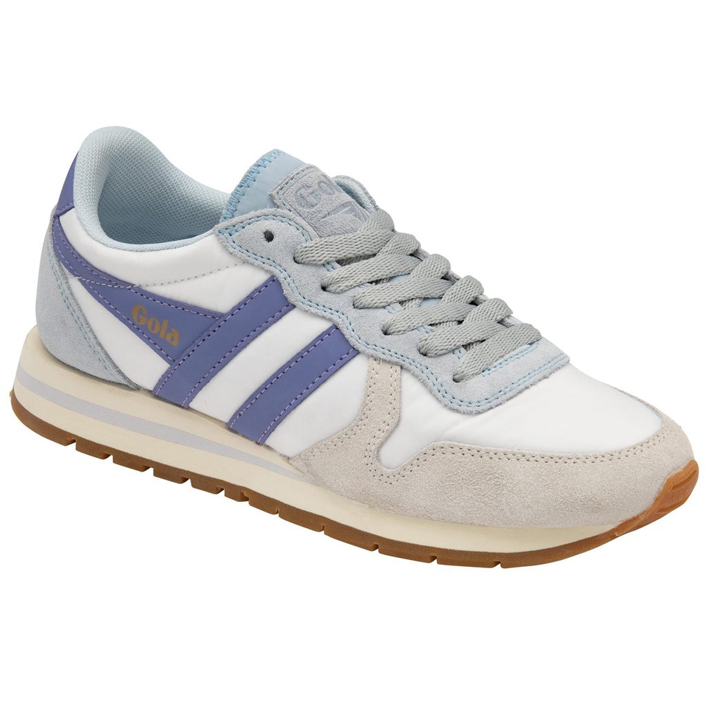 Gola Classics Daytona Chute Sneakers Hvite Blå Lavendel Norge | NELVDI-812