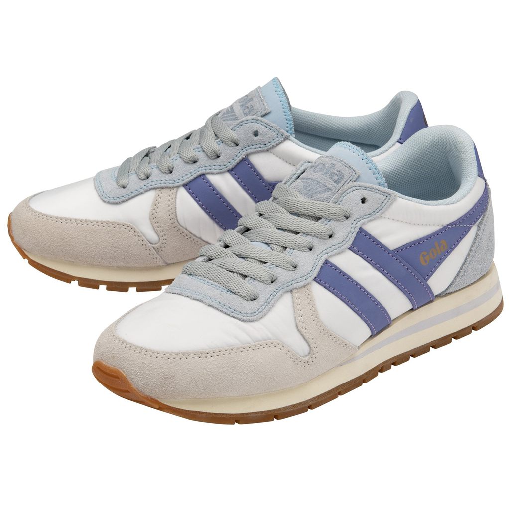 Gola Classics Daytona Chute Sneakers Hvite Blå Lavendel Norge | NELVDI-812