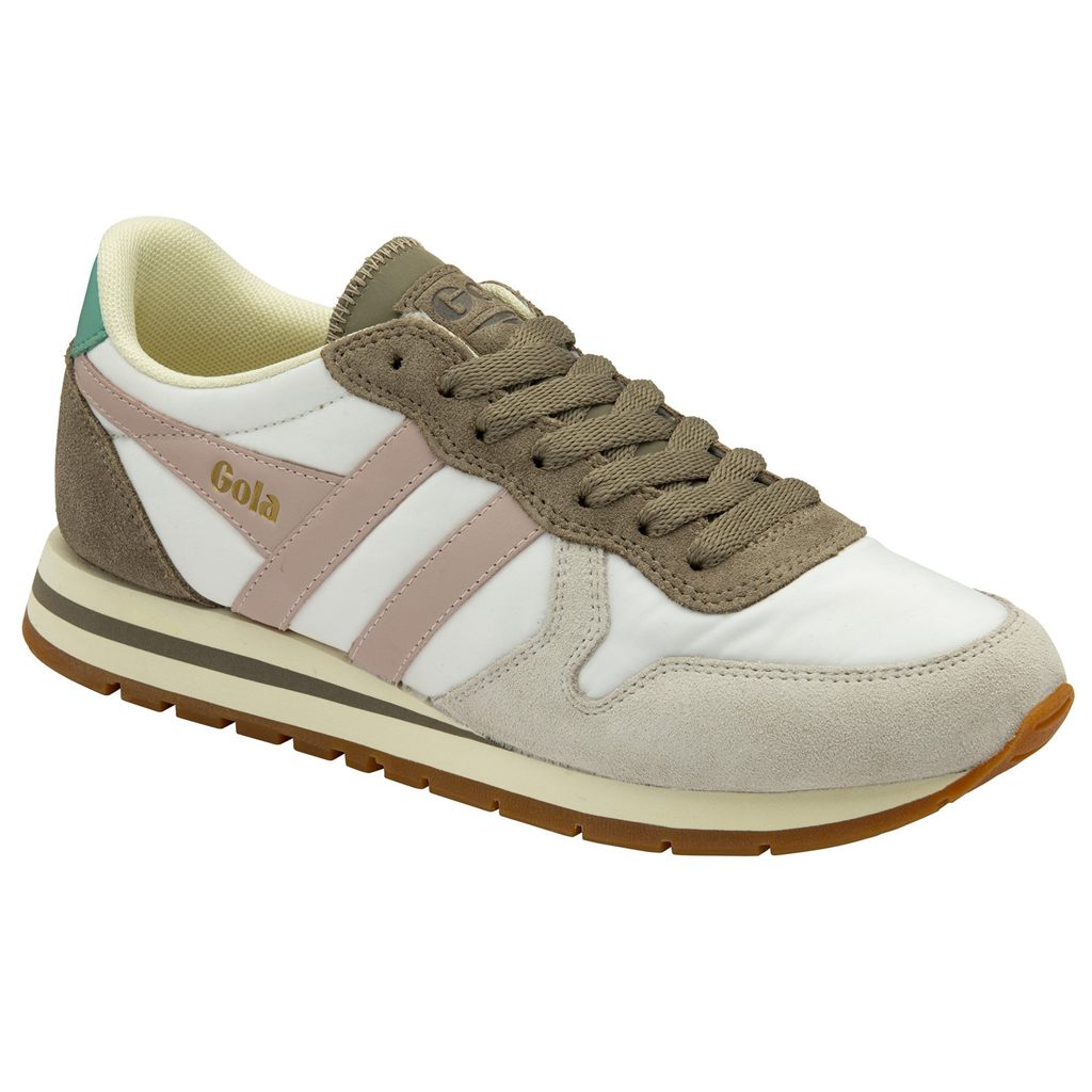 Gola Classics Daytona Chute Sneakers Hvite Rosa Norge | UTKSIO-053