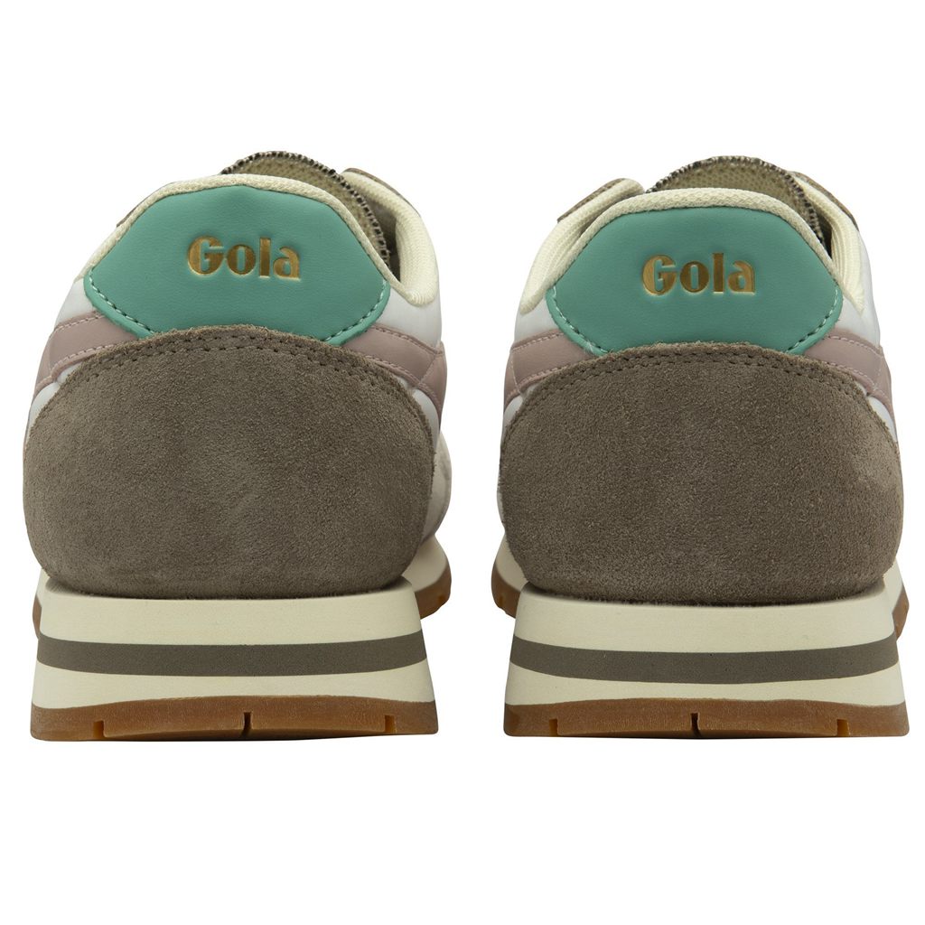 Gola Classics Daytona Chute Sneakers Hvite Rosa Norge | UTKSIO-053