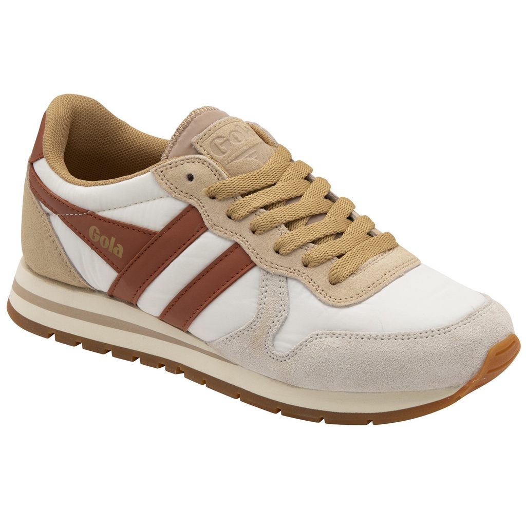 Gola Classics Daytona Chute Sneakers Hvite Oransje Norge | FEGNHB-439