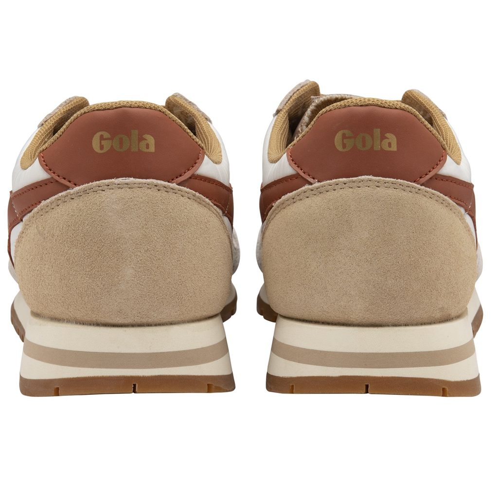 Gola Classics Daytona Chute Sneakers Hvite Oransje Norge | FEGNHB-439