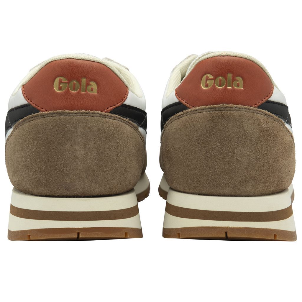 Gola Classics Daytona Chute Sneakers Hvite Svarte Norge | EQWHNA-810