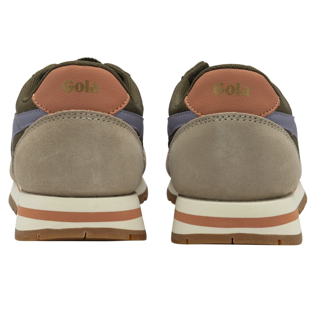 Gola Classics Daytona Chute Sneakers Khaki Lavendel Norge | STPIXR-947