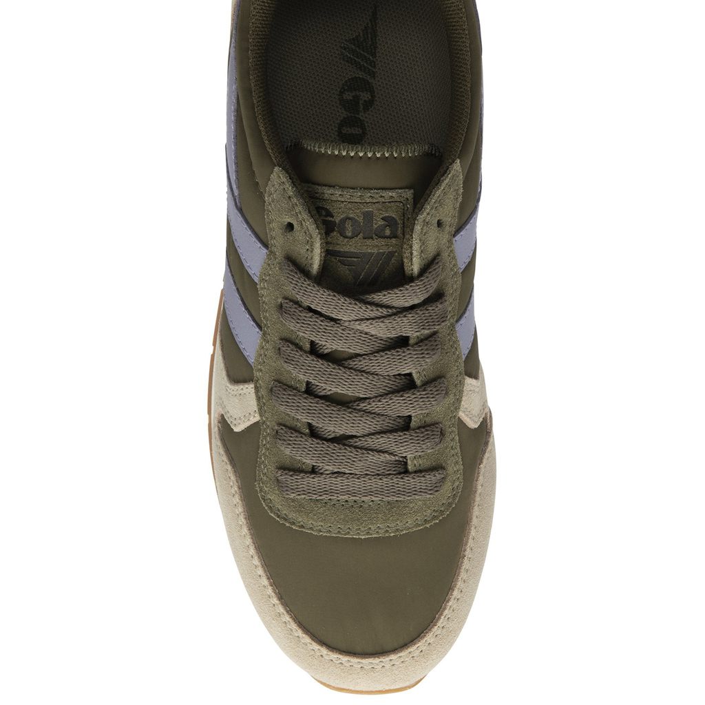 Gola Classics Daytona Chute Sneakers Khaki Lavendel Norge | STPIXR-947