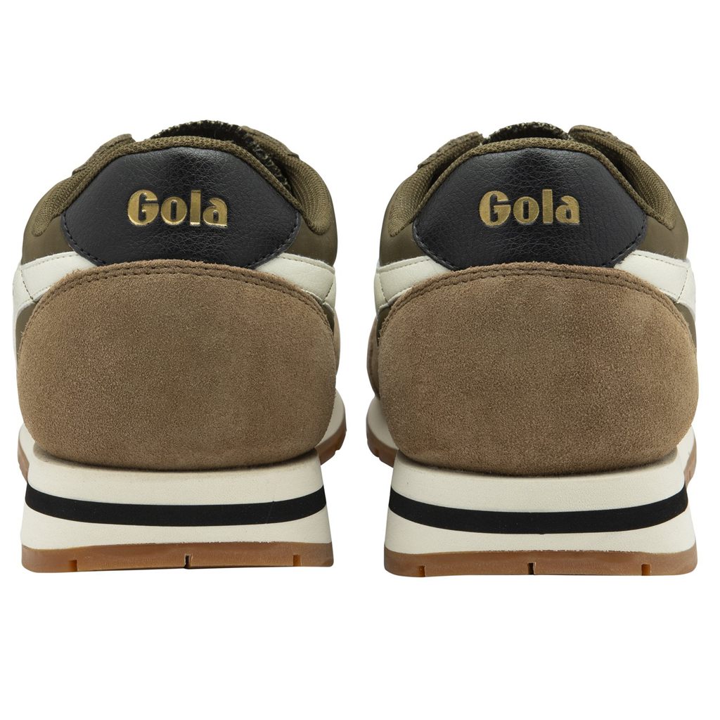 Gola Classics Daytona Chute Sneakers Khaki Hvite Norge | HRWQJP-397